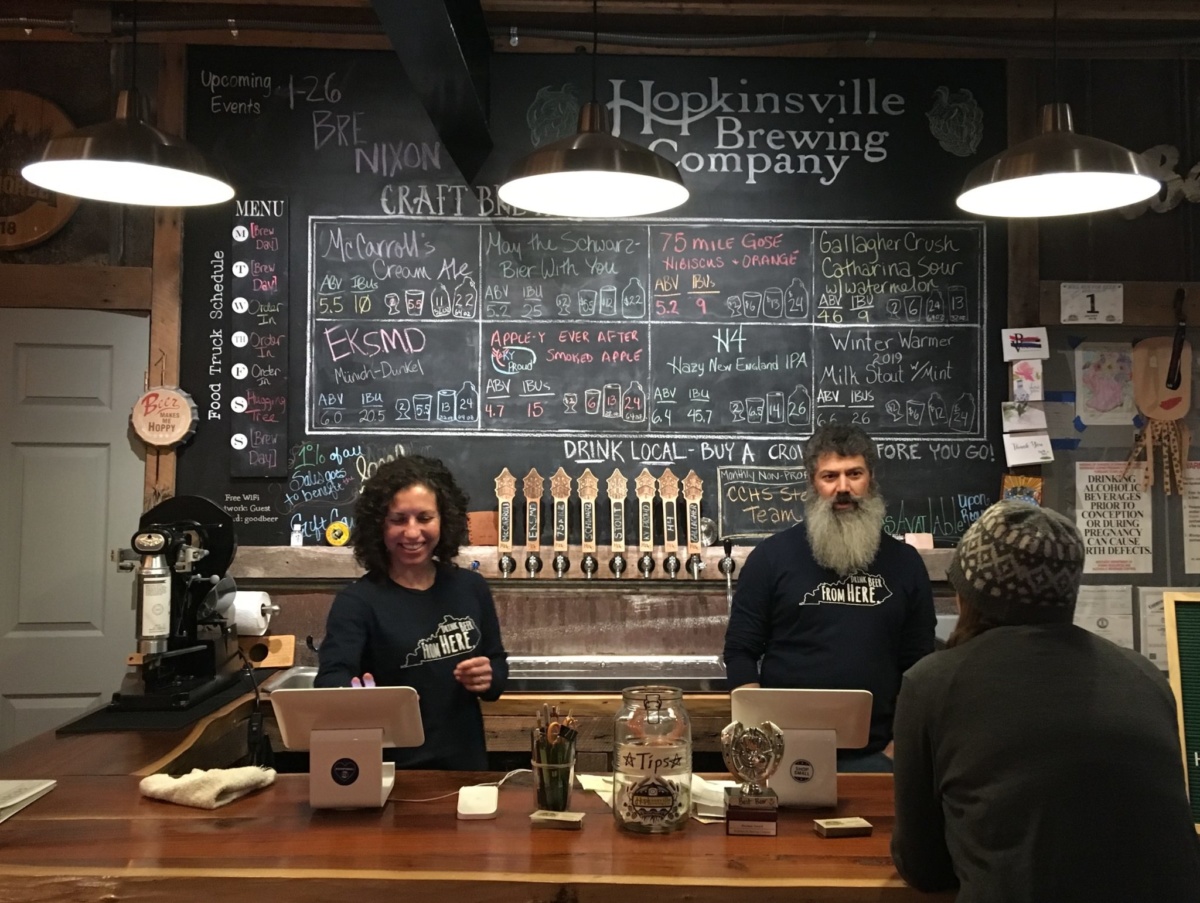 Hopkinsville Brewery owners and veterans