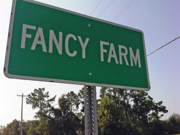 Fancy Farm sign