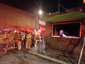 Firefighters respond to Ferrell's fire