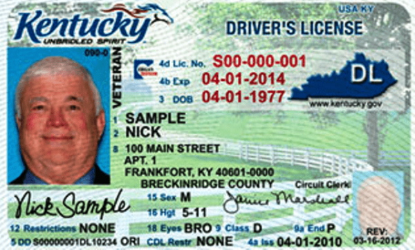 kentucky drivers license