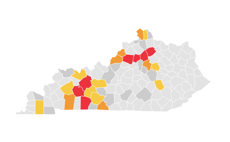 Infection rate estimated by website suggests Kentucky's coronavirus ...