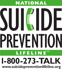 suicide prevention lifeline graphic 1-800-273-TALK