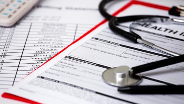 Health Care Costs. Stethoscope. Health Care Costs Or Medical Insurance