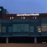 jennie stuart medical center at night