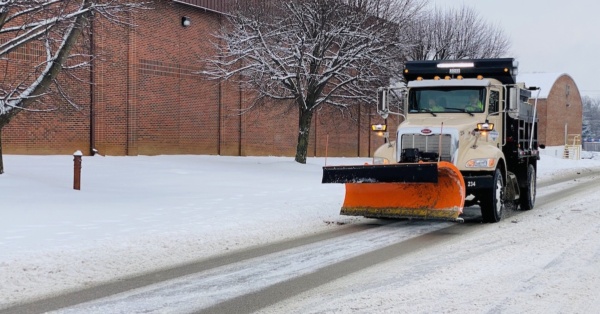 snow plow truck