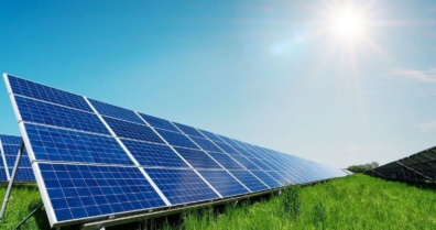 solar panels farm feature