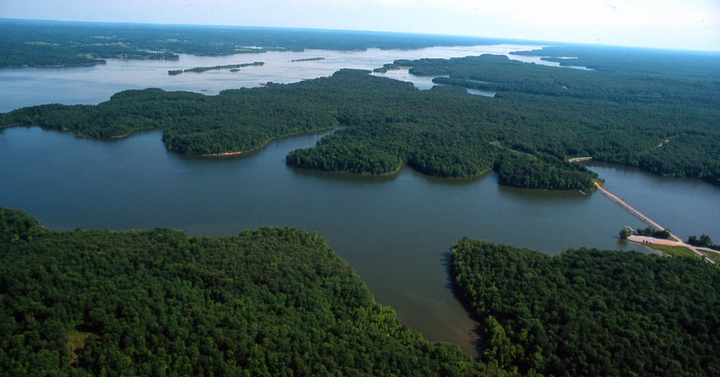 land between the lakes overhead photo