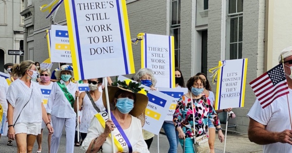 centennial march women's vote
