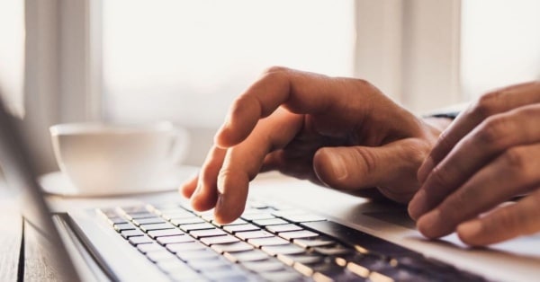 computer keyboard hand feature