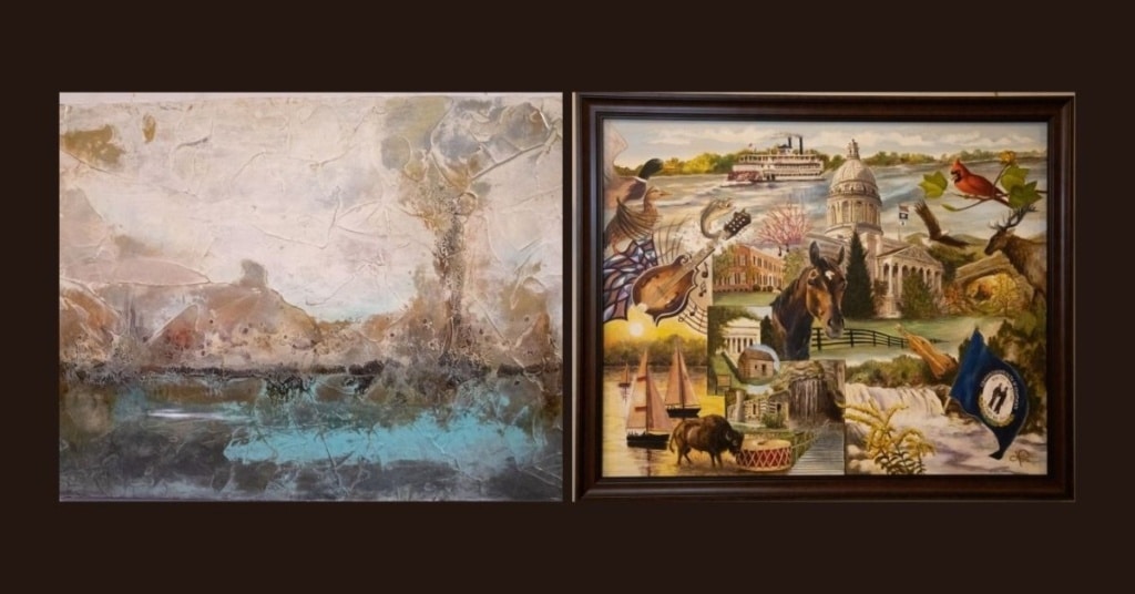two pieces of art from hopkinsville artists on display at the capitol