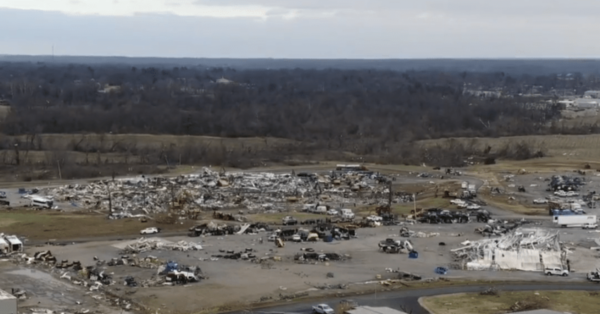 Mayfield tornado damage
