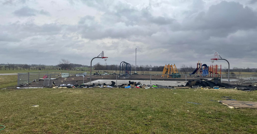 pembroke elementary school tornado damage