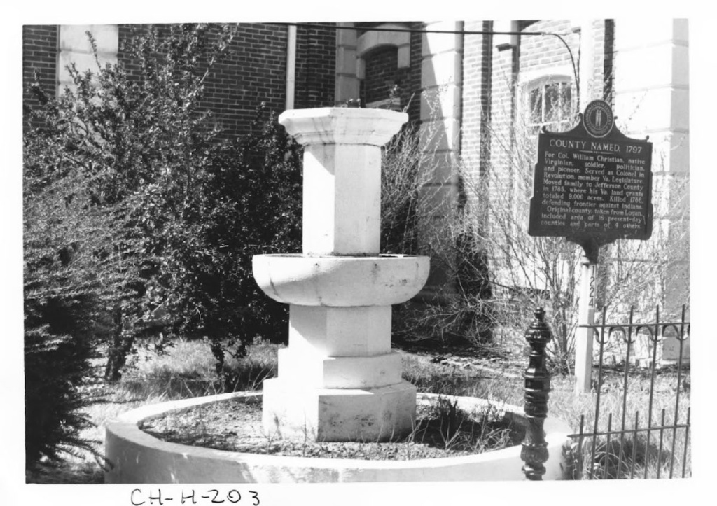 confederate fountain in hopkinsville