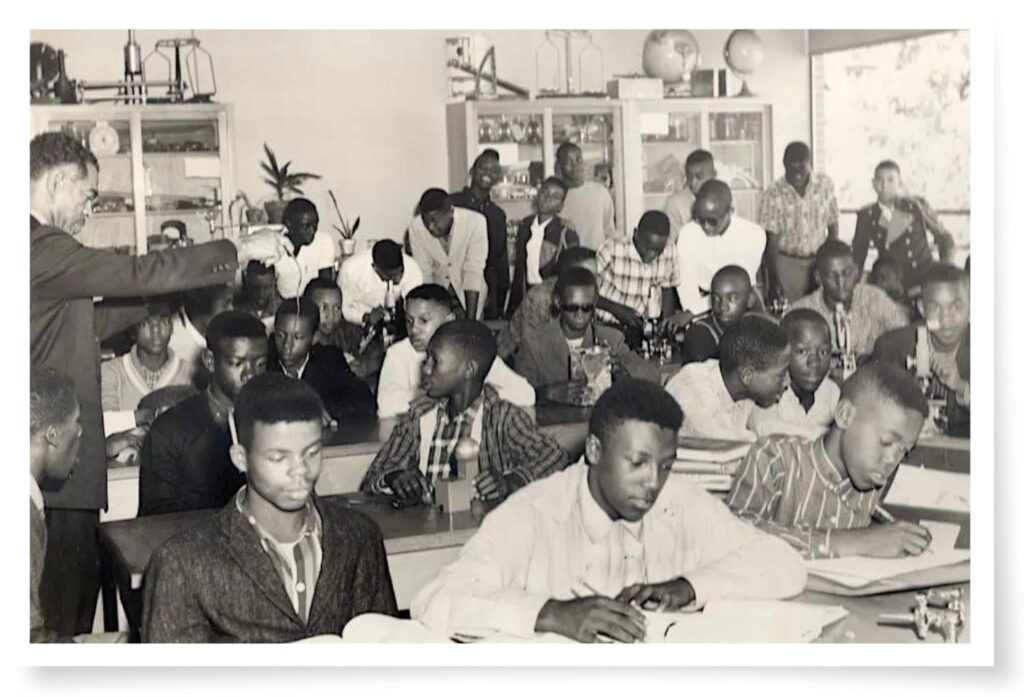 attucks high school classroom