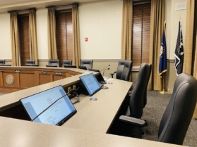 Hopkinsville City Council Chambers. (Photo by Jennifer P. Brown)