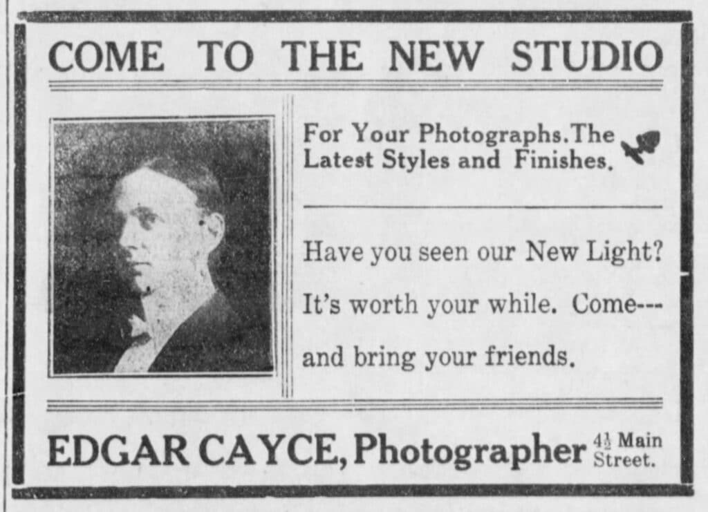 edgar cayce newspaper ad