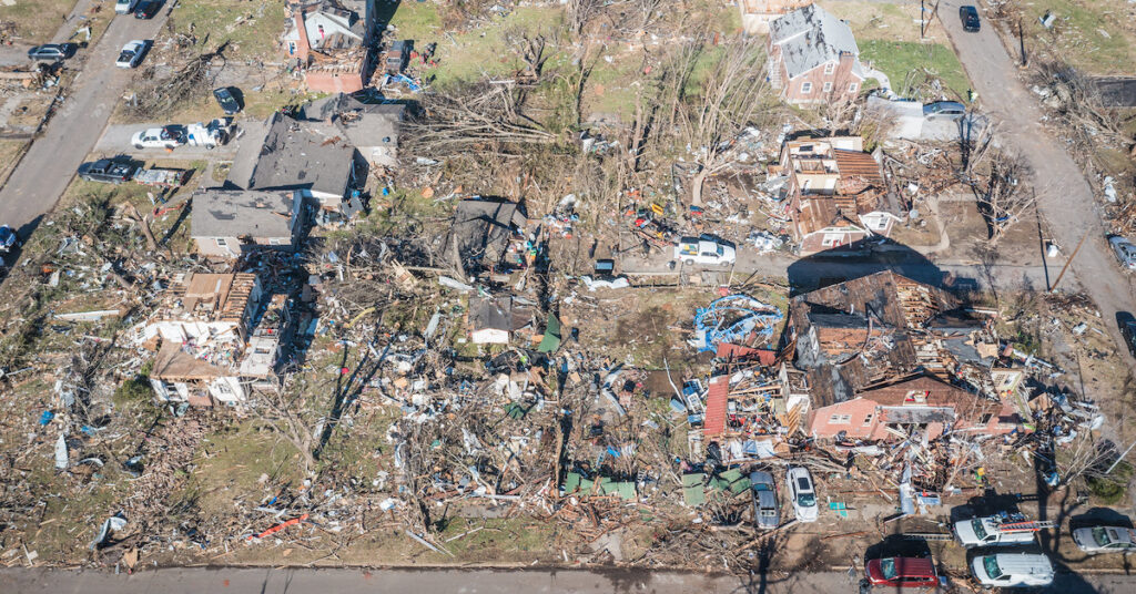 mayfield tornado destruction