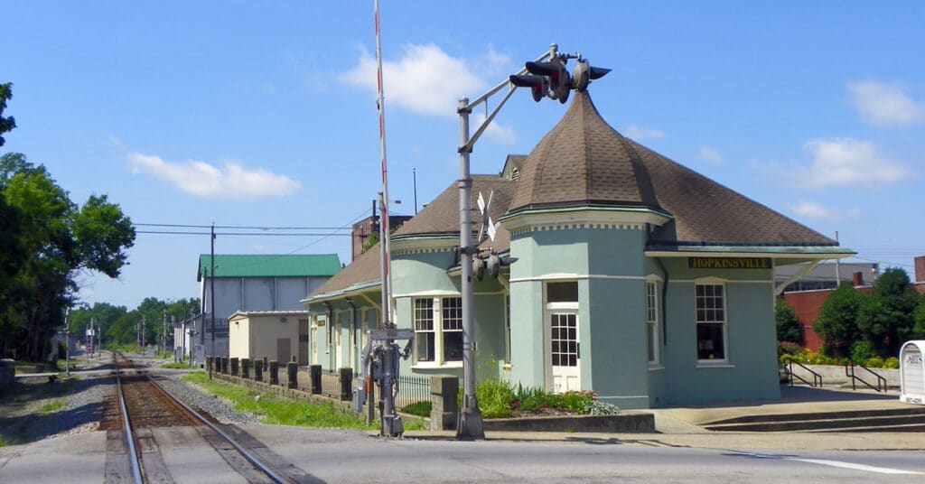 L&N train depot in hopkinsville