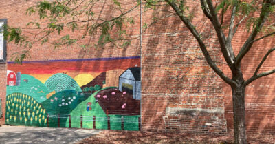 christian county historical soceity agriculture mural downtown