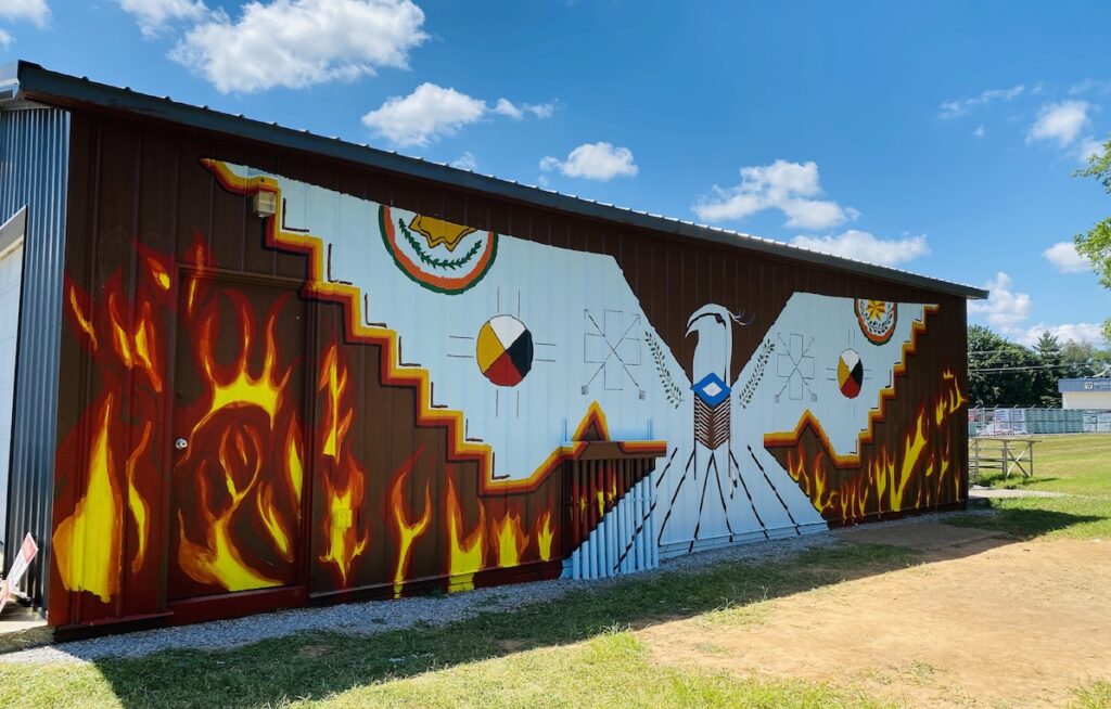 trail of tears park phoenix mural