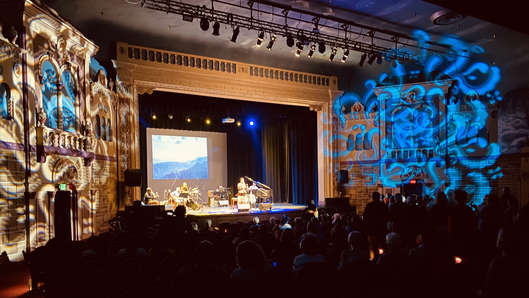 The Alhambra Theatre on Sept. 9, 2022, for Martha Redbone's concert to kick off the Big Read. (Photo by Jennifer P. Brown, Hoptown Chronicle)
