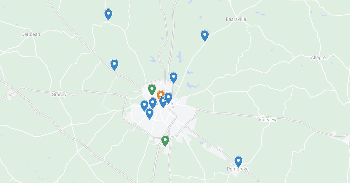 Christian County KY polling places map