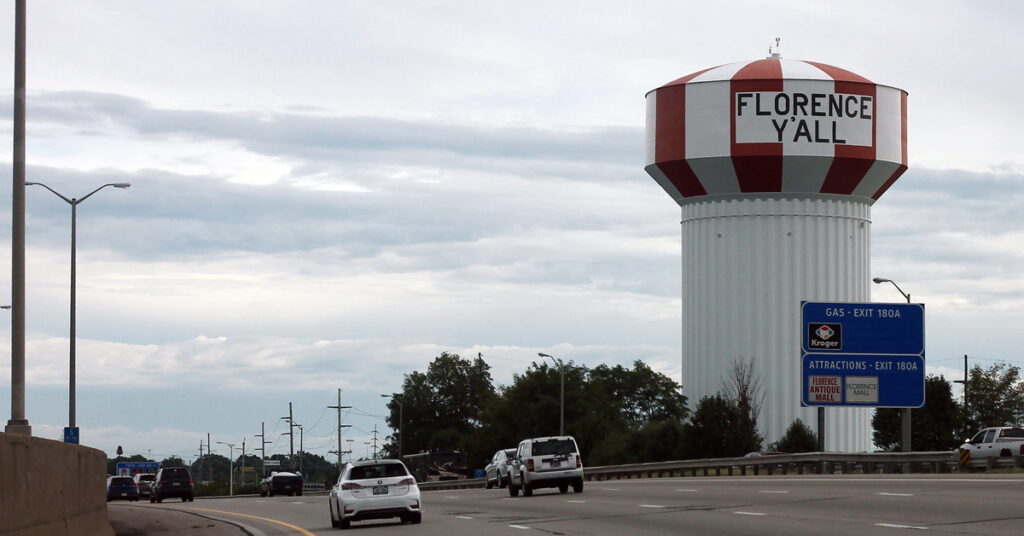 Florence Kentucky y'all water tower