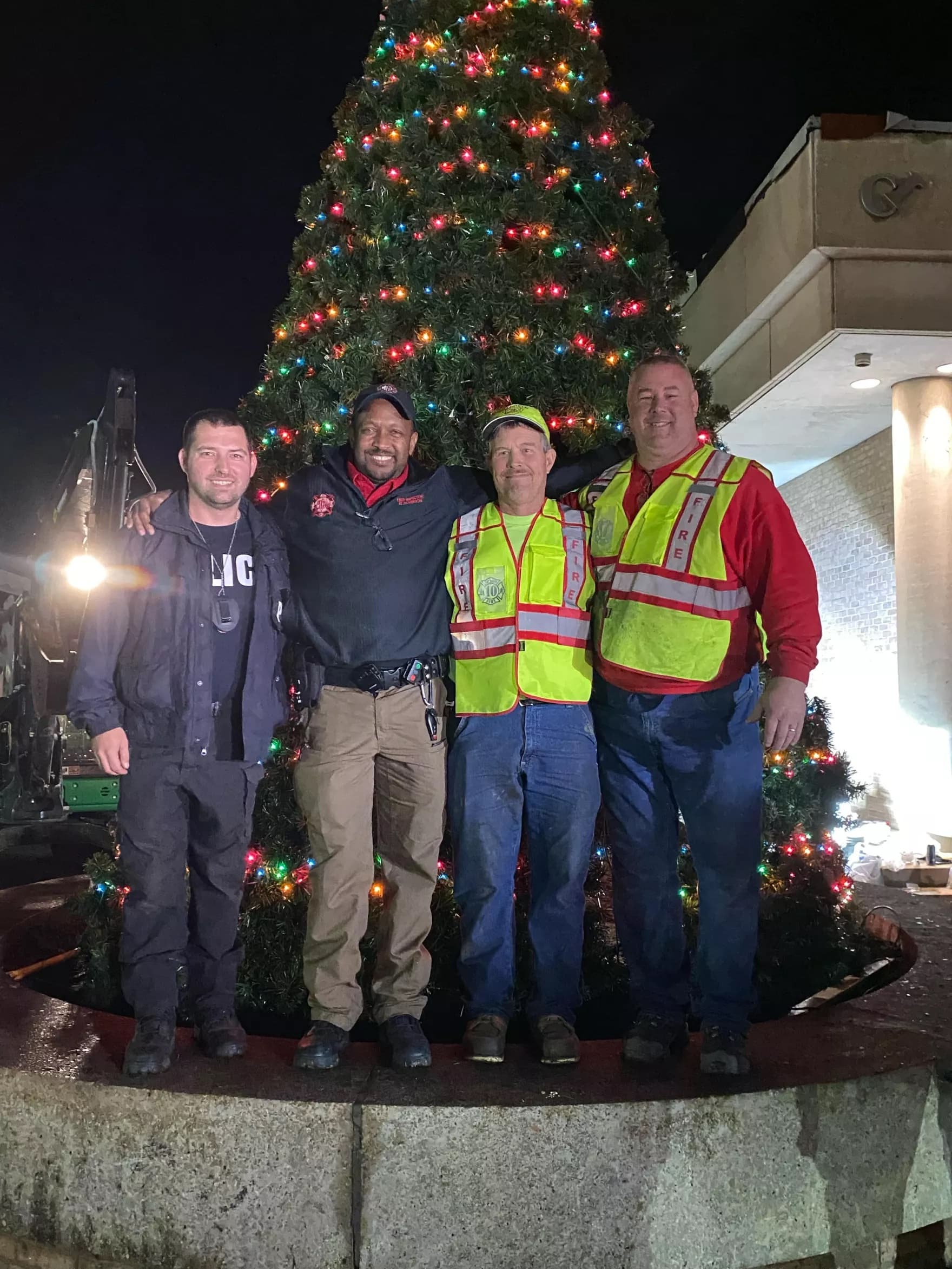 Mayfield’s community Christmas tree, rescued from tornado debris