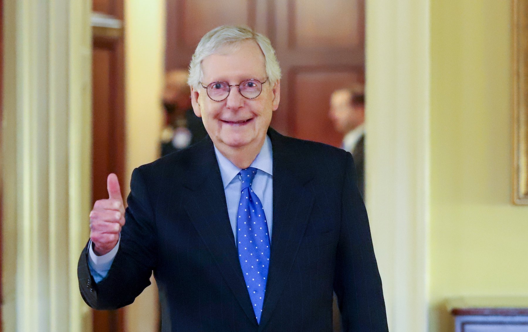 McConnell holds off challenge and wins reelection as Republican leader