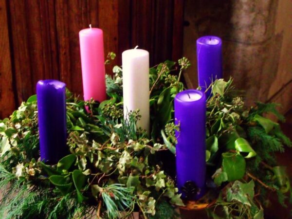 christian advent candles