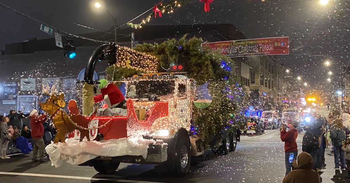 Not so silent night: Hopkinsville Christmas parade rolls through town