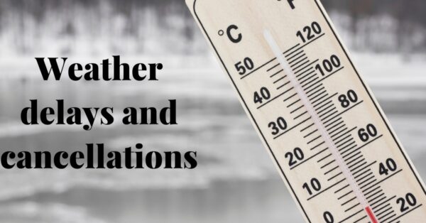 Weather cancellations