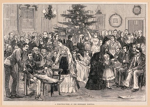 Victorian Era Christmas celebration.