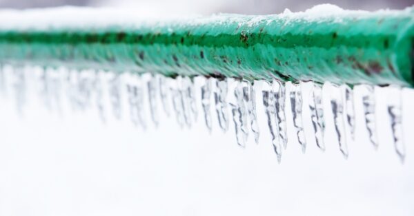 frozen water pipe