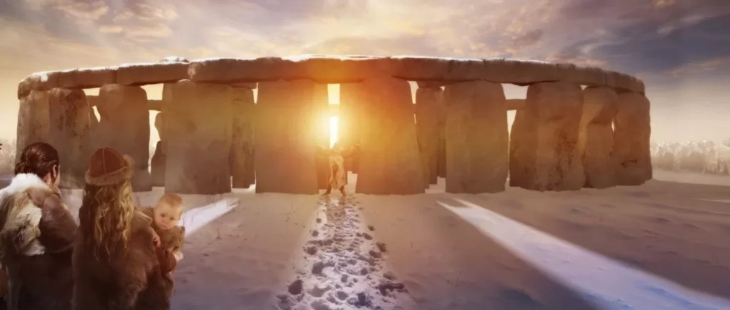 Stonehenge at sunset