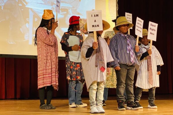 MLK 2023 little protesters