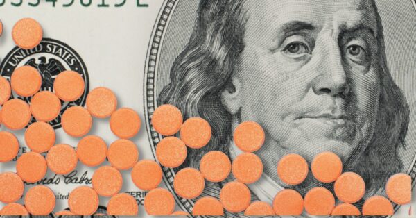 money and pills