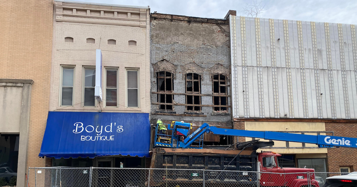 main street demolition