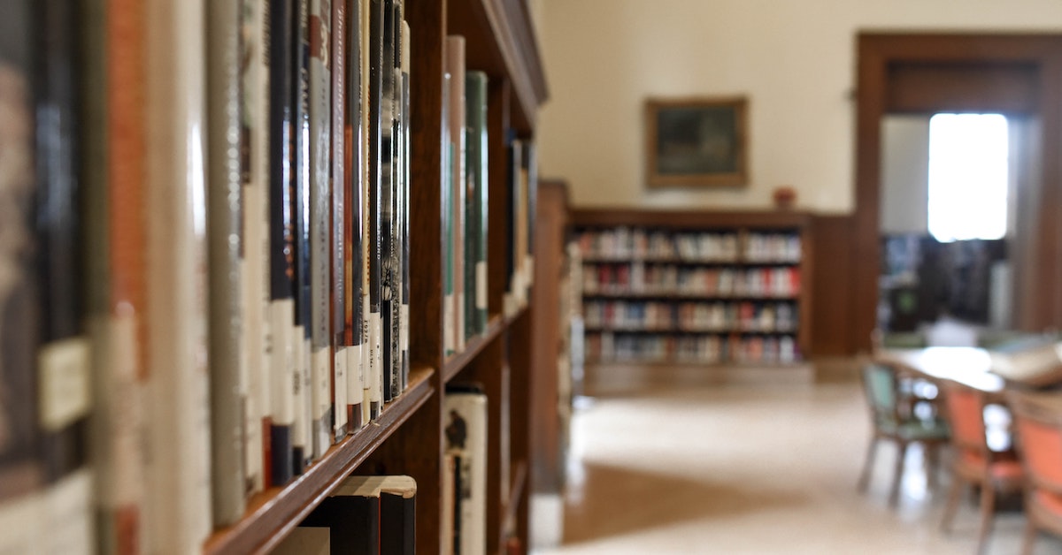 books on a shelf