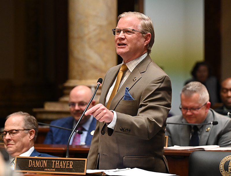 Damon Thayer speaking in favor of HB1