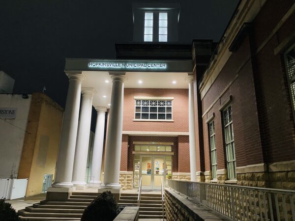 city hall night Feb 2023