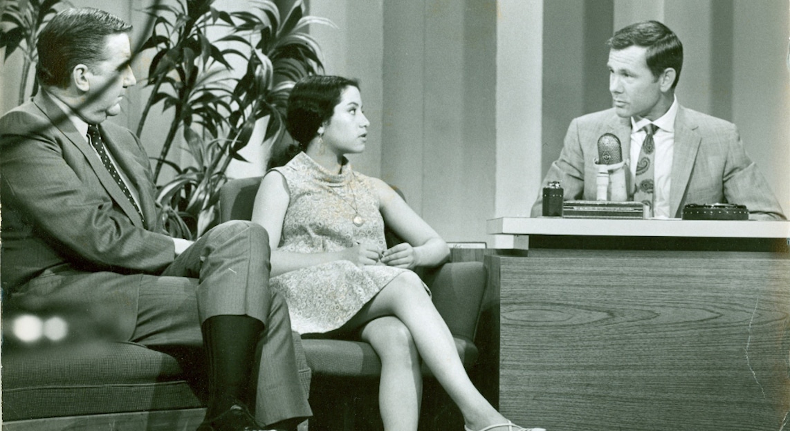 Janis Ian on the "Johnny Carson Show," Aug. 9, 1967. (Photo by Gilbert, courtesy of Janis Ian)