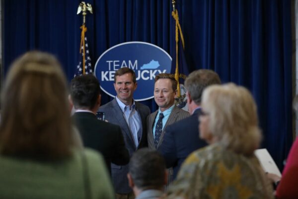 Silas House and Andy Beshear