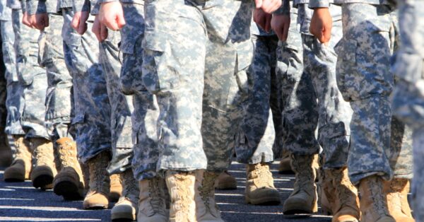 soldiers marching feature