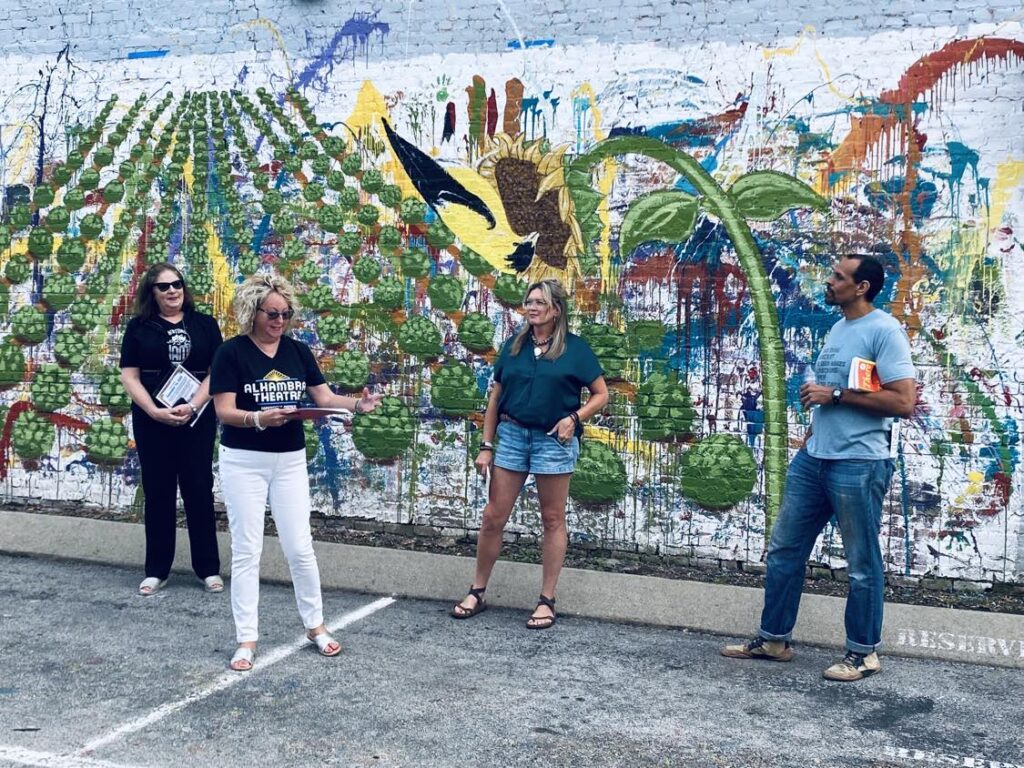 ross gay at hopkinsville mural unveiling