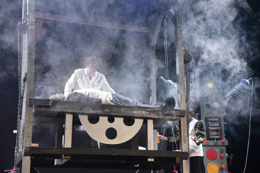 smoke and equipment on alhambra stage