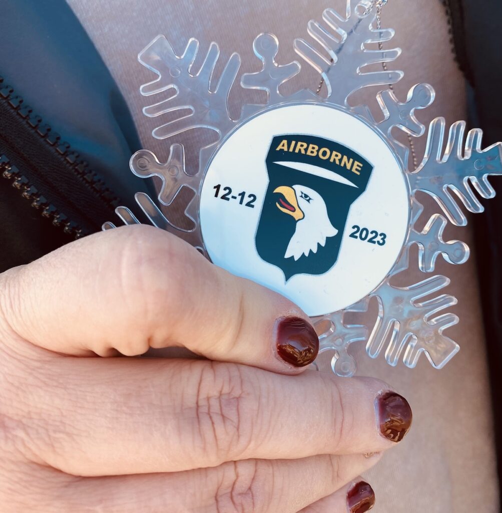 gander memorial ornament in hand