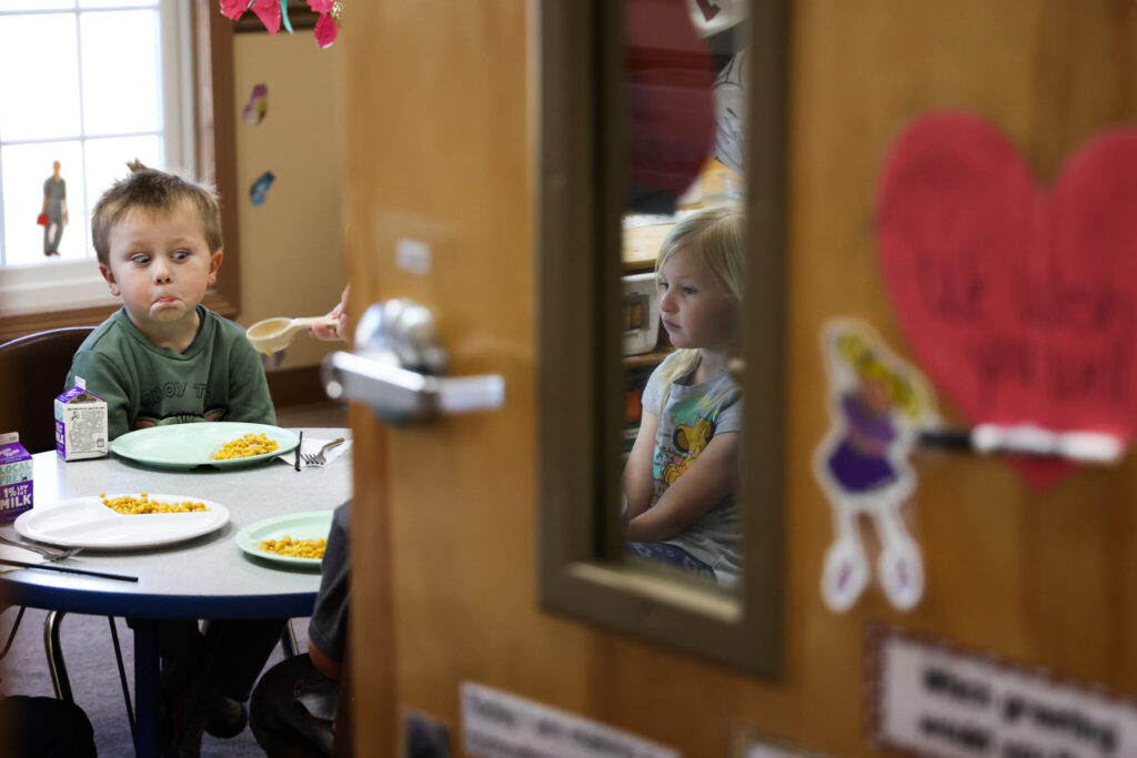 child at day care