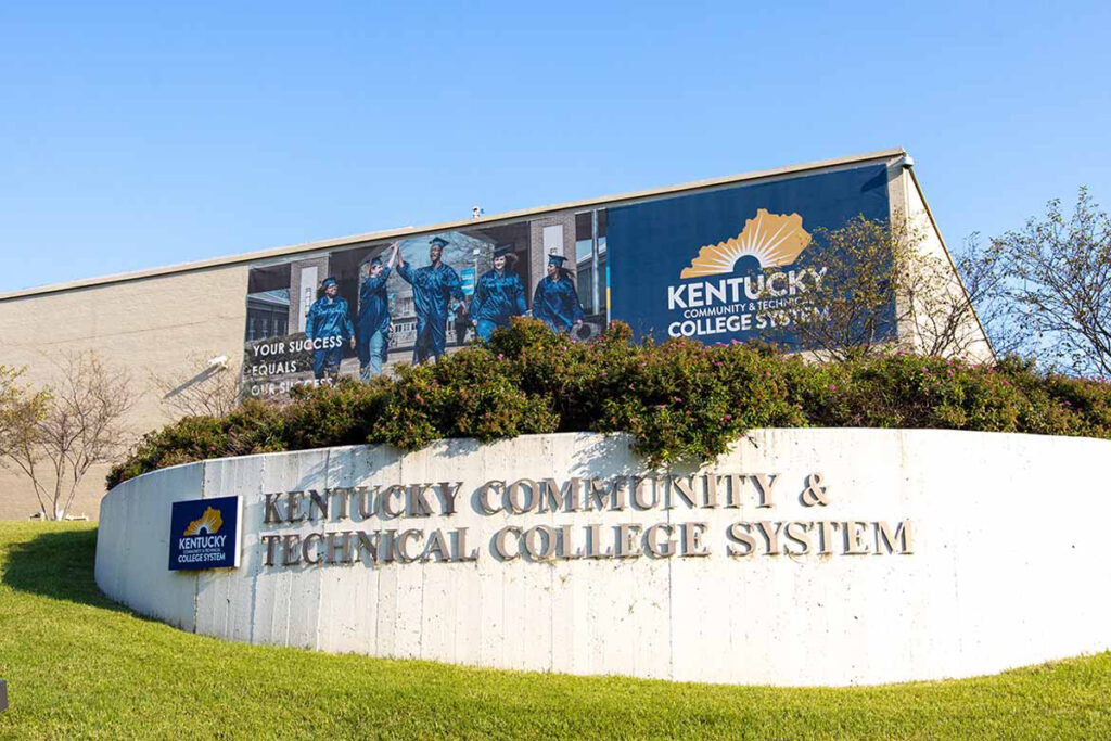 Kentucky Community and Technical College System office sign