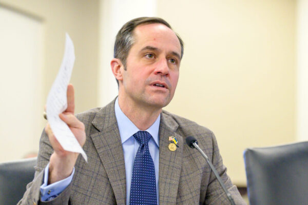 Chris McDaniel with bill in hand